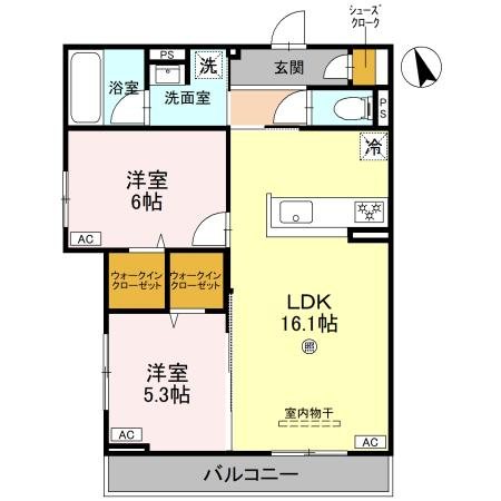 ファブ―ル東羽衣 間取り