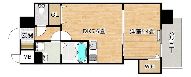 KMレジデンス堺東駅前  間取り