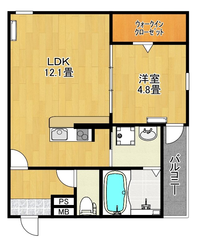 フジパレス高石駅南Ⅰ番館 間取り