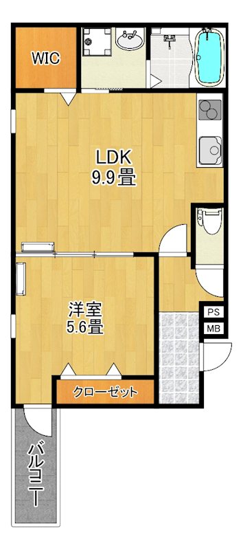 フジパレス高石駅南Ⅰ番館 間取り