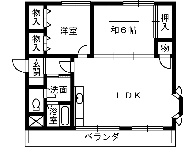 ステートリー羽衣  間取り