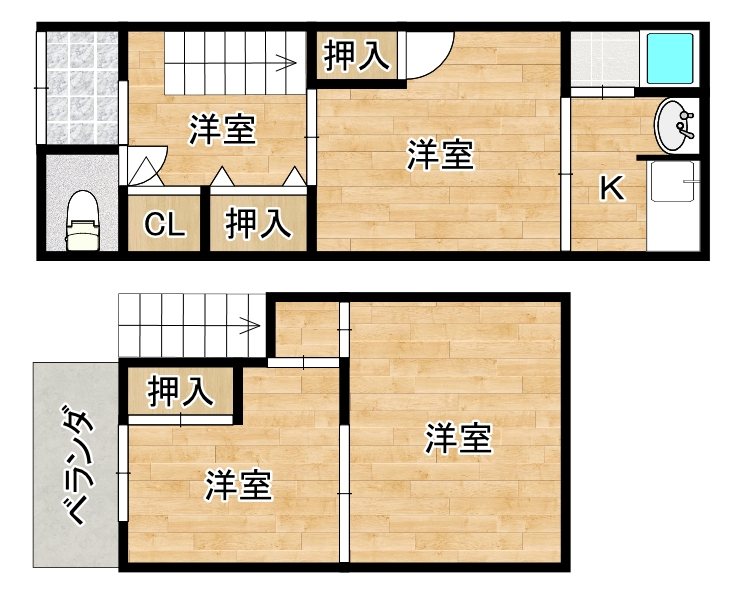 和泉市上代町戸建て 間取り