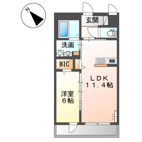 仮称）泉大津市千原町新築アパート 間取り