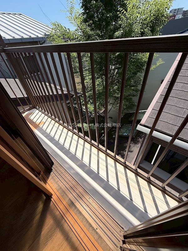 三国ヶ丘一戸建貸家 ベランダ