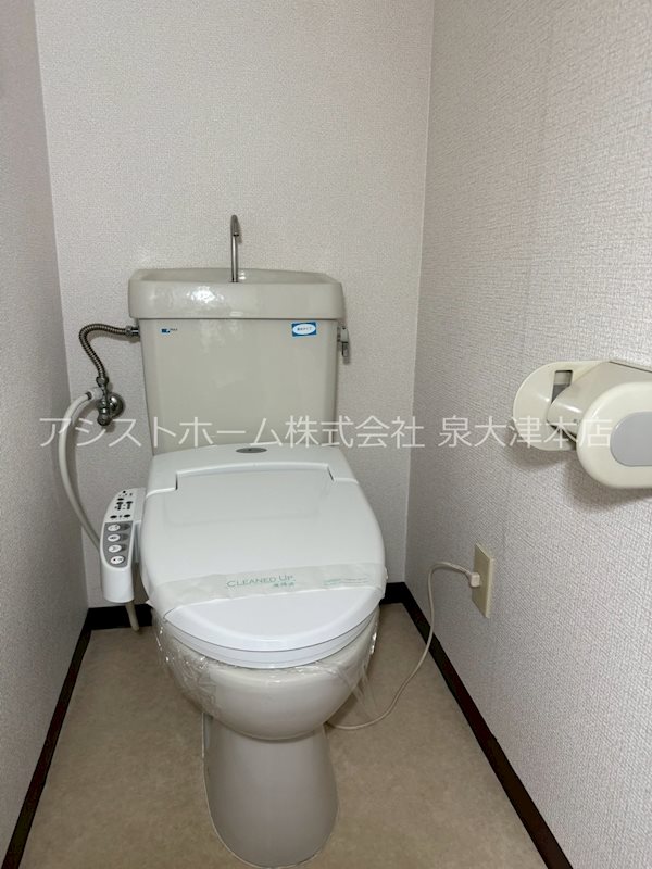 ｼｬﾙﾏﾝﾌｼﾞ東岸和田弐番館 温水洗浄便座付き☆