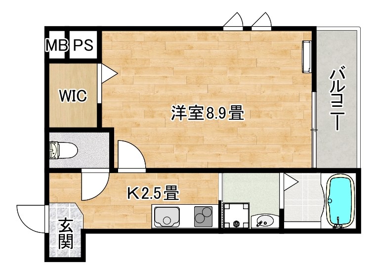 フジパレス百舌鳥駅南Ⅱ番館 間取り