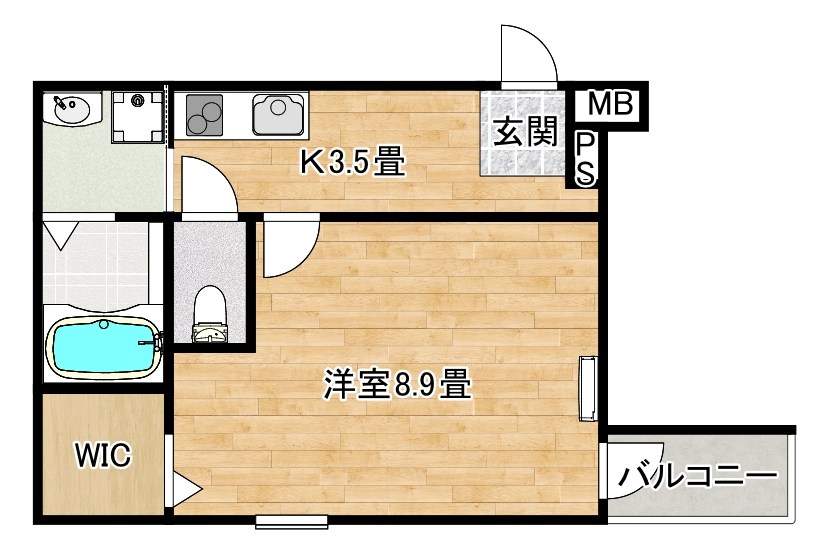 フジパレス百舌鳥駅南Ⅱ番館 間取り