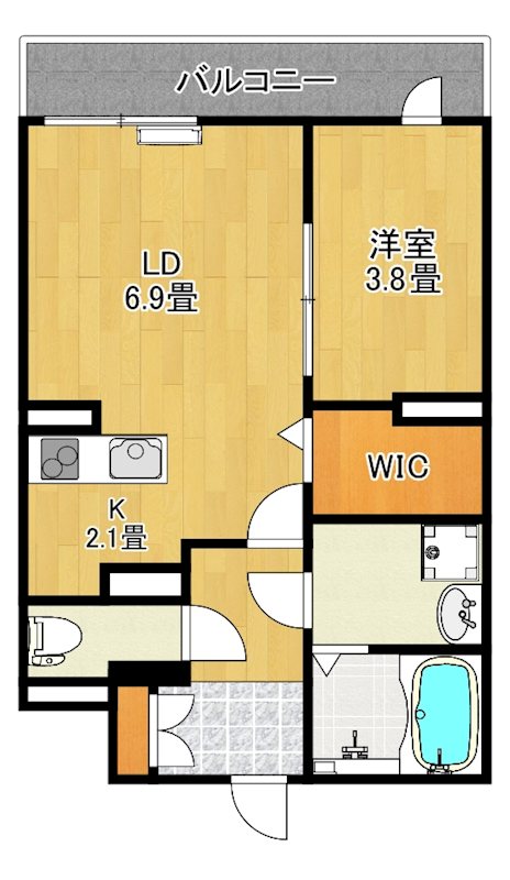 サザンクレスト高師浜 間取り