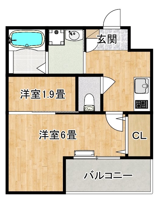 大浜北町シーエムシズ 間取り