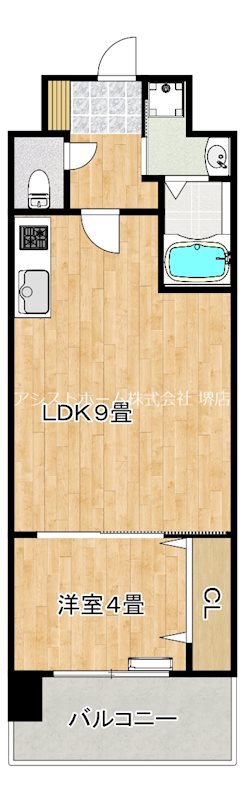 レクシア堺東     間取り
