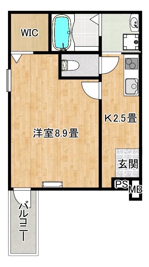 フジパレス百舌鳥駅南Ⅰ番館 間取り