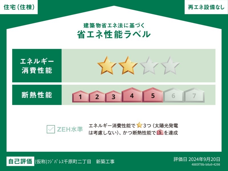 グランハイツ西喜 省エネ性能ラベル