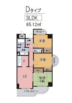 ロサノS北豊中 最上階・角部屋