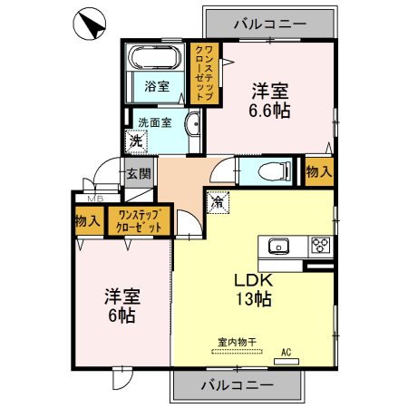 アオーラ　ヌエボⅡ 間取り