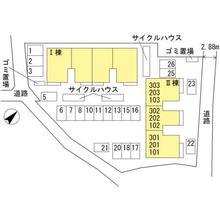 アオーラ　ヌエボⅡ 駐車場