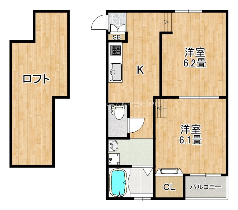 グランビア富木駅前 間取り