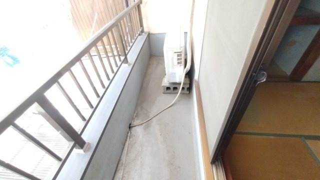 富秋町2-14-14テラスハウス ベランダ
