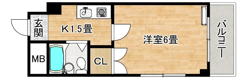 リブルシェール和田 間取り