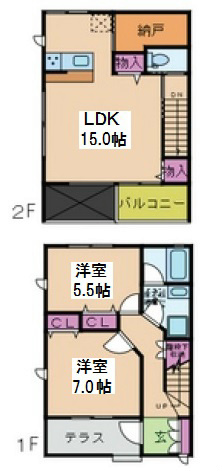 エルシスガーデン和泉 間取り