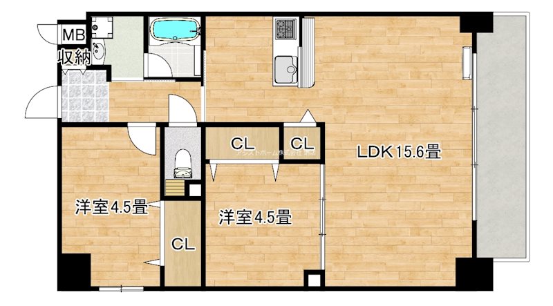 シャンピア堺 間取り