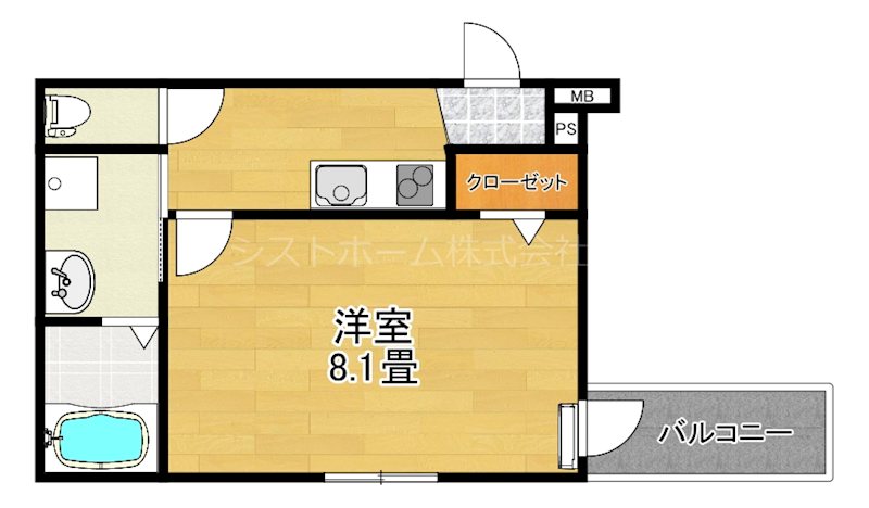フジパレス堺鳳中Ⅵ番館 間取り