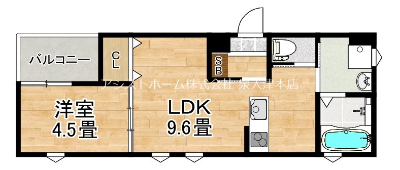 フィアスコート松之浜Ⅱ 間取り