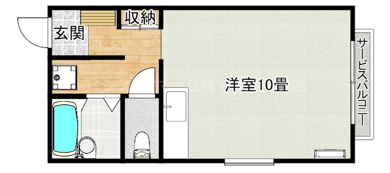 シャンブルKITANO Ⅱ 間取り