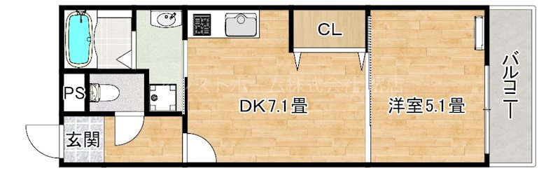 フジパレス堺なかもずⅠ番館 間取り