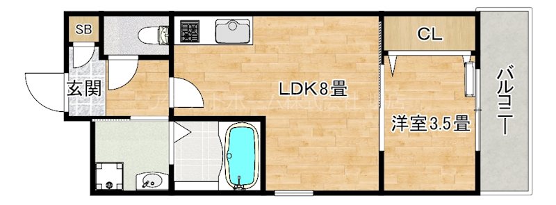 ジーメゾン東浅香山ラクセル 間取り