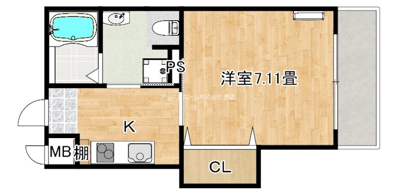シュクル堺  間取り