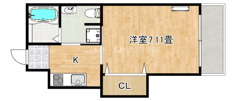 シュクル堺  間取り