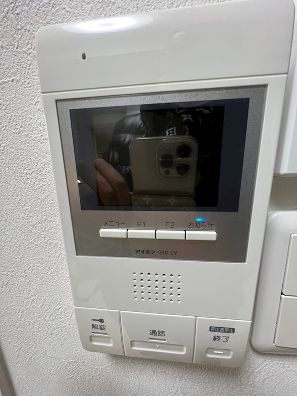 ハコス堺・山之口 来訪者をカメラで確認できます