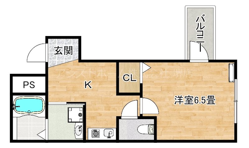 フジパレス堺梅北Ⅴ番館 間取り