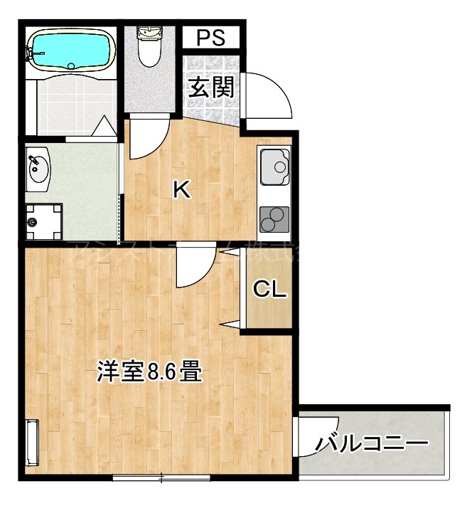 フジパレス百舌鳥赤畑町Ⅴ番館 間取り