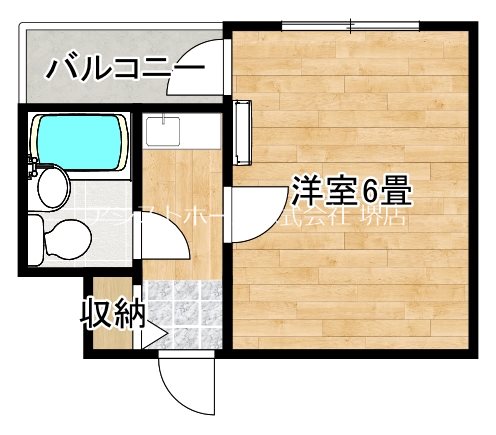 甲斐町TKハイツ 間取り