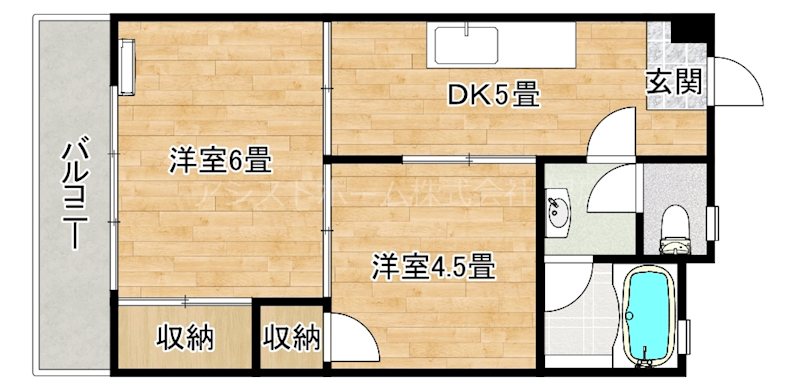 大浜TKハイツ 間取り