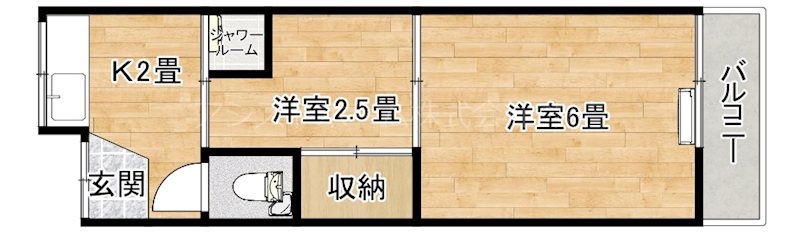 浜寺石津コーポ 間取り