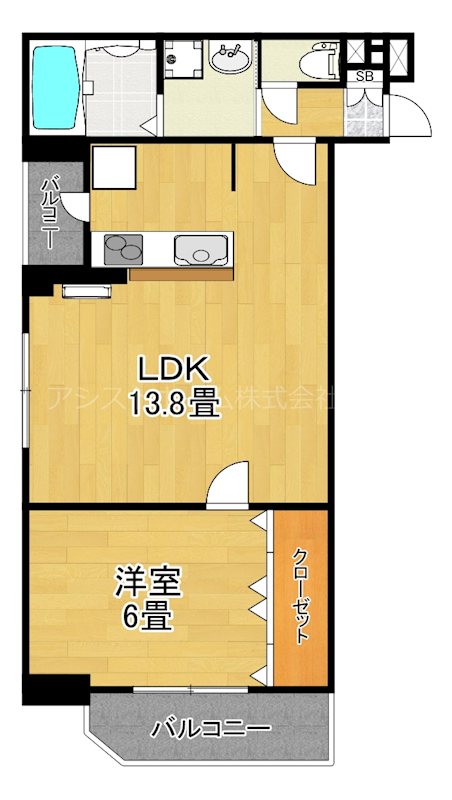 イーストキューブ 間取り