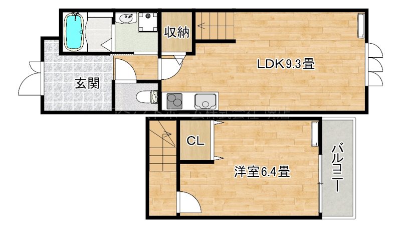 フジパレススリーハーブス中百舌鳥町1丁 間取り