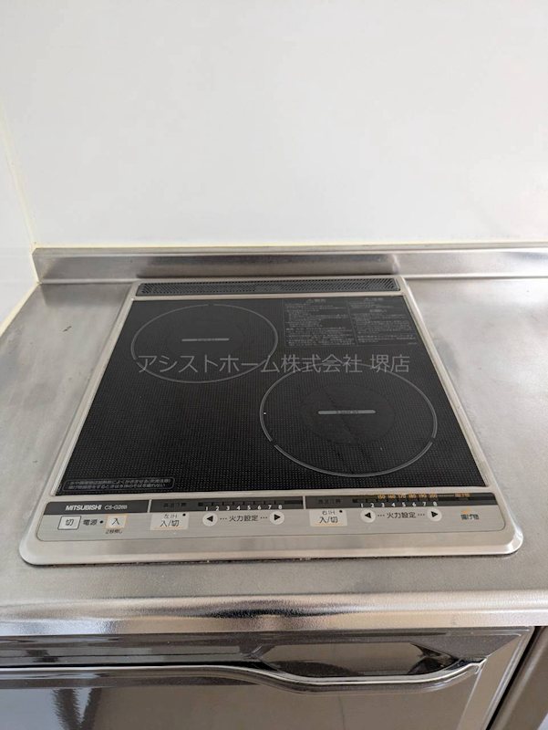 フジパレス堺鳳中１番館 ２口IHクッキングヒーター