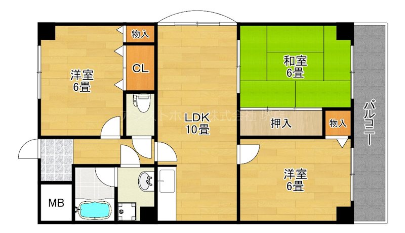 ベルローゼ浜寺 間取り