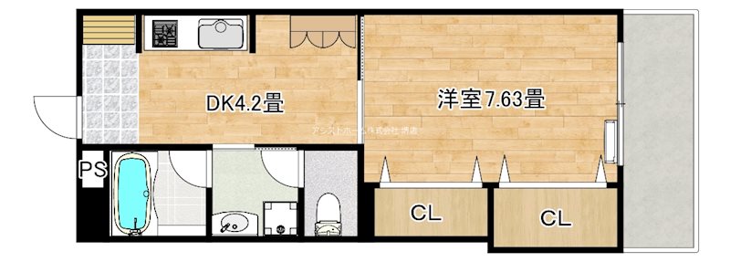 ハイツサッカラ 間取り