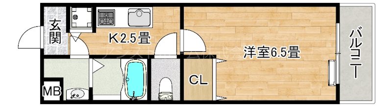 シャルマンフジもずイースト 間取り